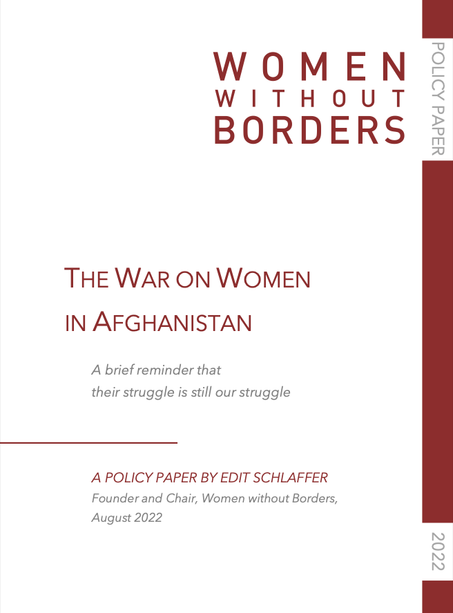 The War On Women In Afghanistan | Women Without Borders | WwB