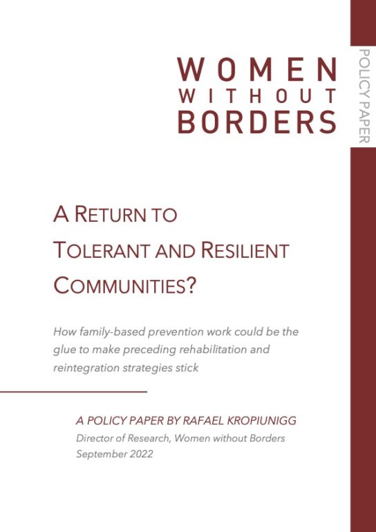 A Return to Tolerant and Resilient Communities?